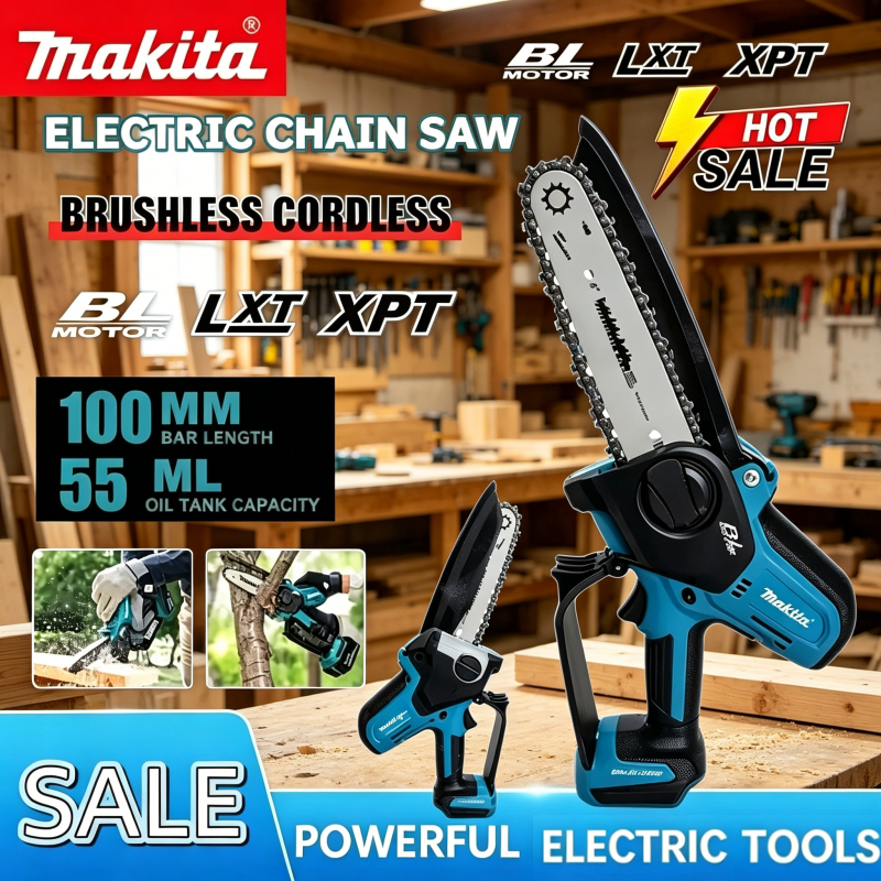 Electric Chainsaw Battery - Saw 6INCH Makita Power Tool Wood