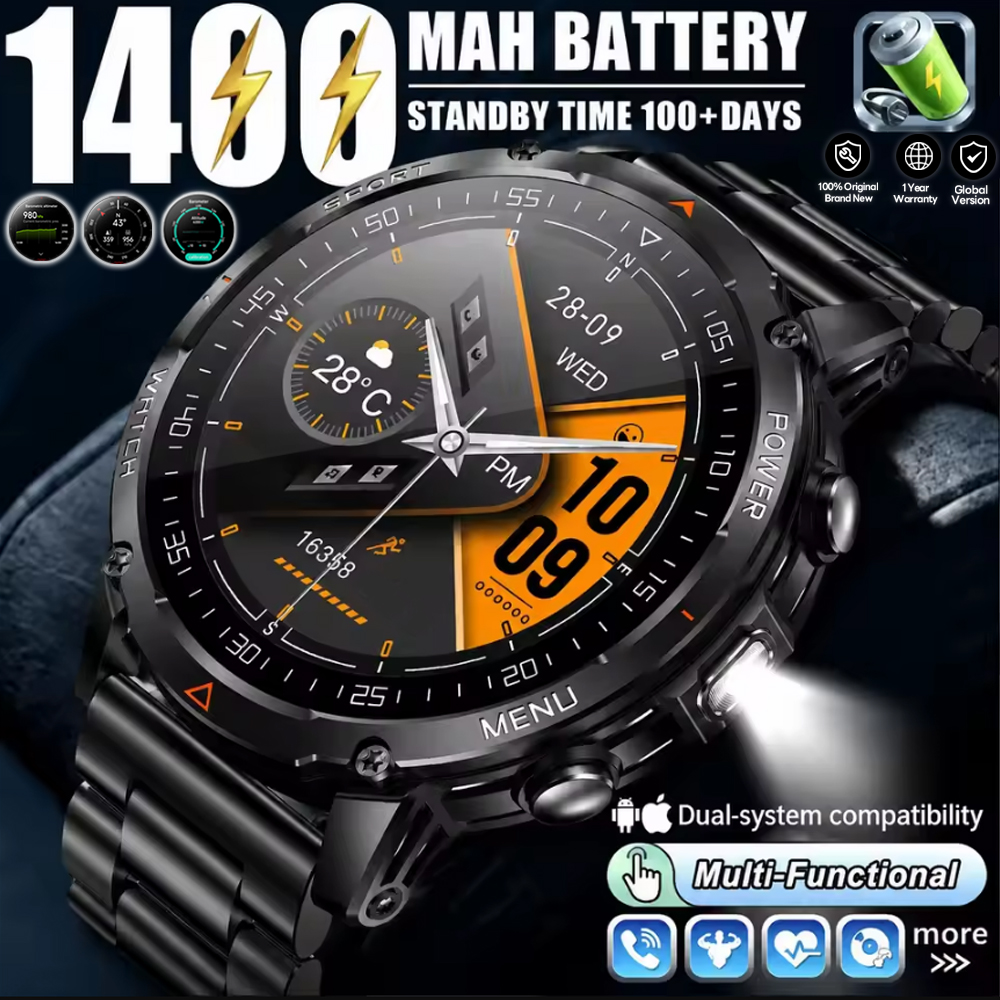 Outdoor Power Monitor - New Durable 1400mAh Battery T-rex3 Men