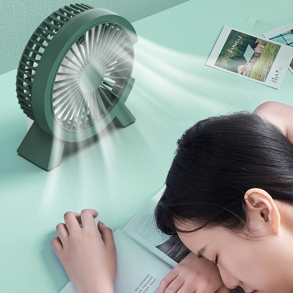 Outdoor Usb Power Bank - Electric Mini Fan Portable Cooling for