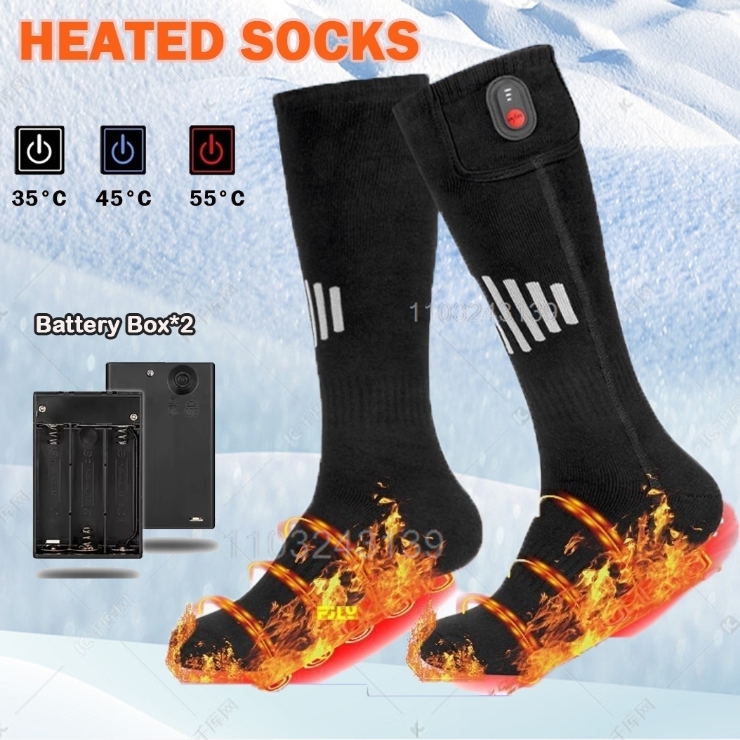 Winter Heated Socks With Batte - Outdoor Power Box avis et prix