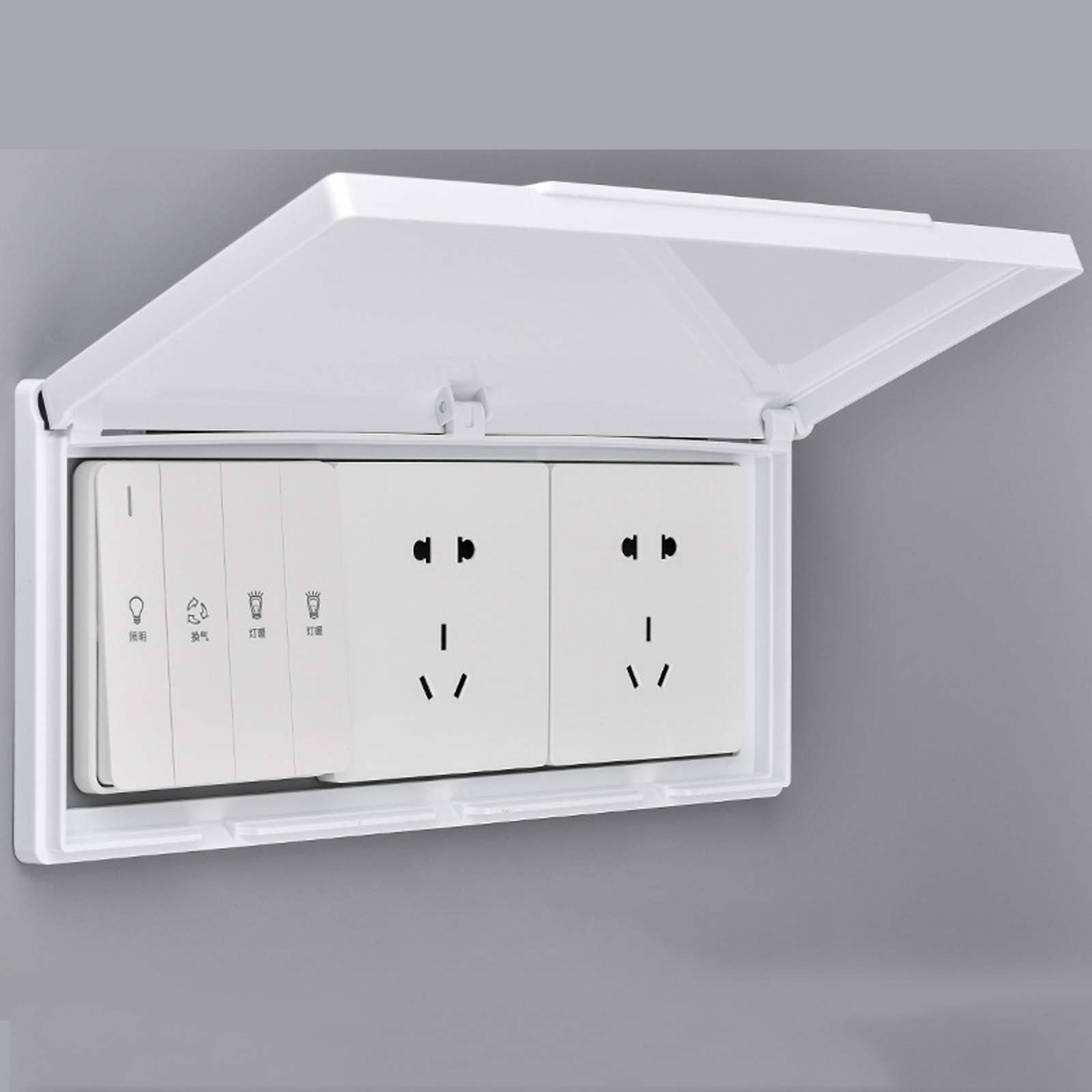 3 Gang Waterproof Outlet Cover - Outdoor Power Socket Cover avis et prix