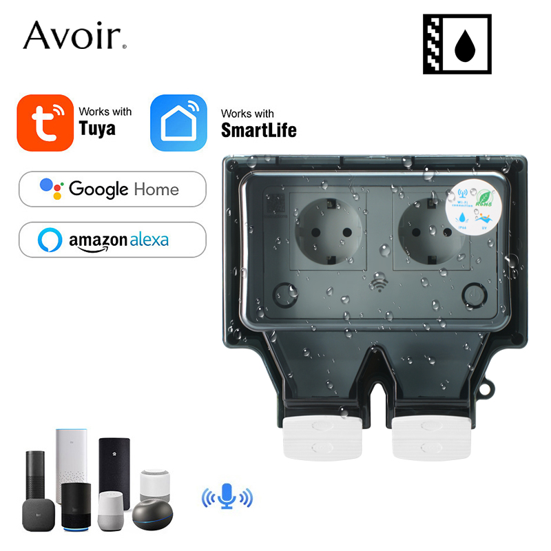 Avoir Tuya Wall Electrical Soc - Outdoor Power Socket Cover avis et prix