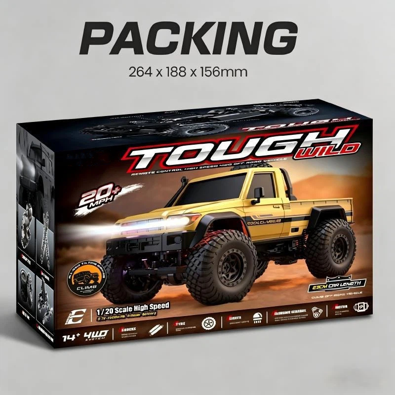 Full Proportional 1/20 4X4 RC  - Outdoor Power Meter Bike avis et prix