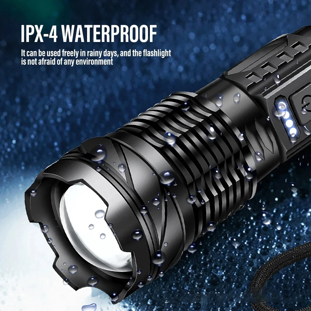 Powerful LED Flashlight Rechar - Outdoor Power For Lights avis et prix