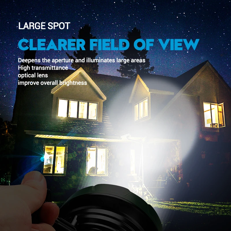 Portable Powerful LED Flashlig - Outdoor Power Bank avis et prix