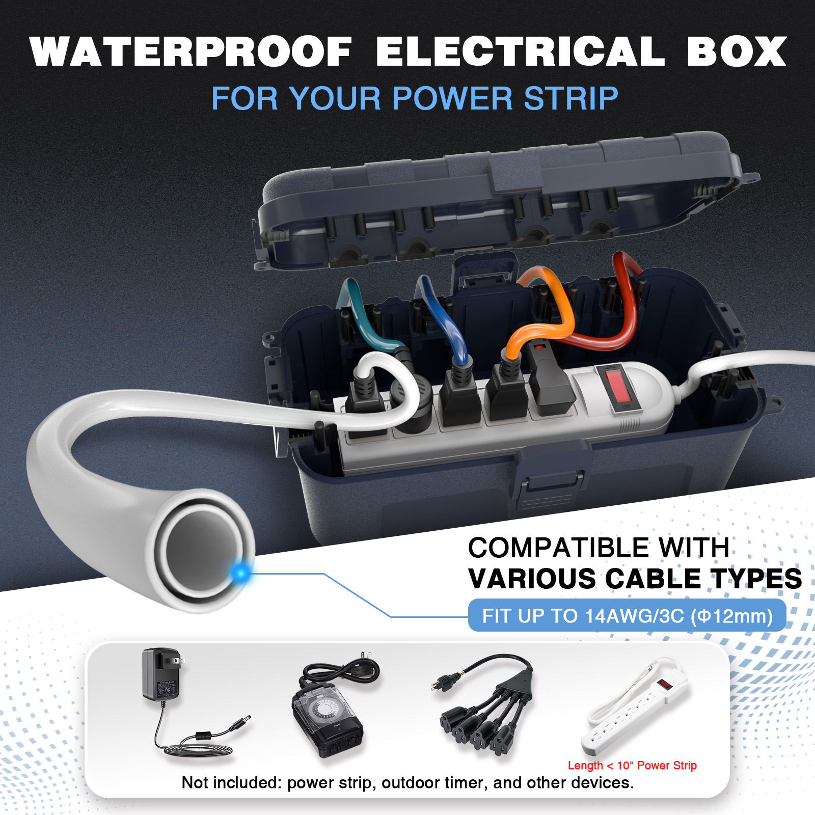 Outdoor Electrical Box Waterpr - Outdoor Power Box avis et prix