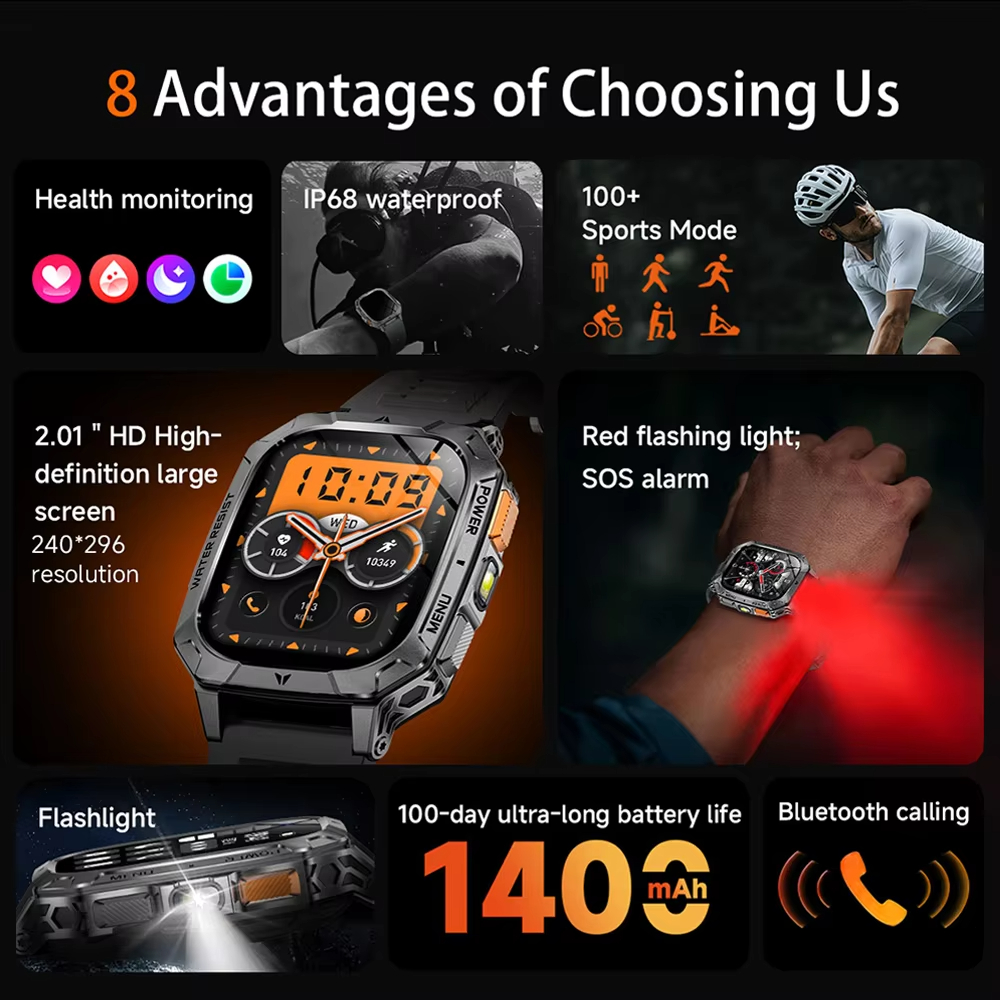 New 2026 Smartwatch Sports HD  - Outdoor Power Monitor avis et prix