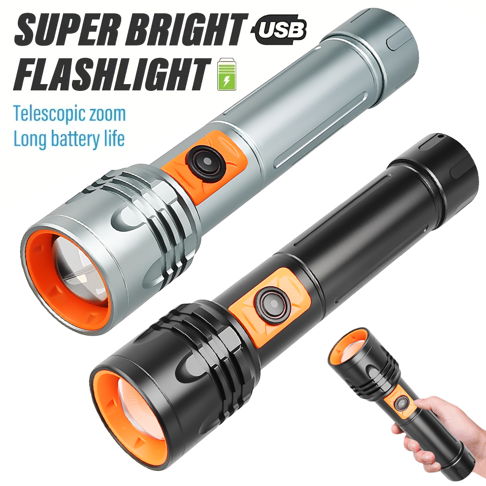 High Power LED Flashlight USB  - Outdoor Power For Lights avis et prix