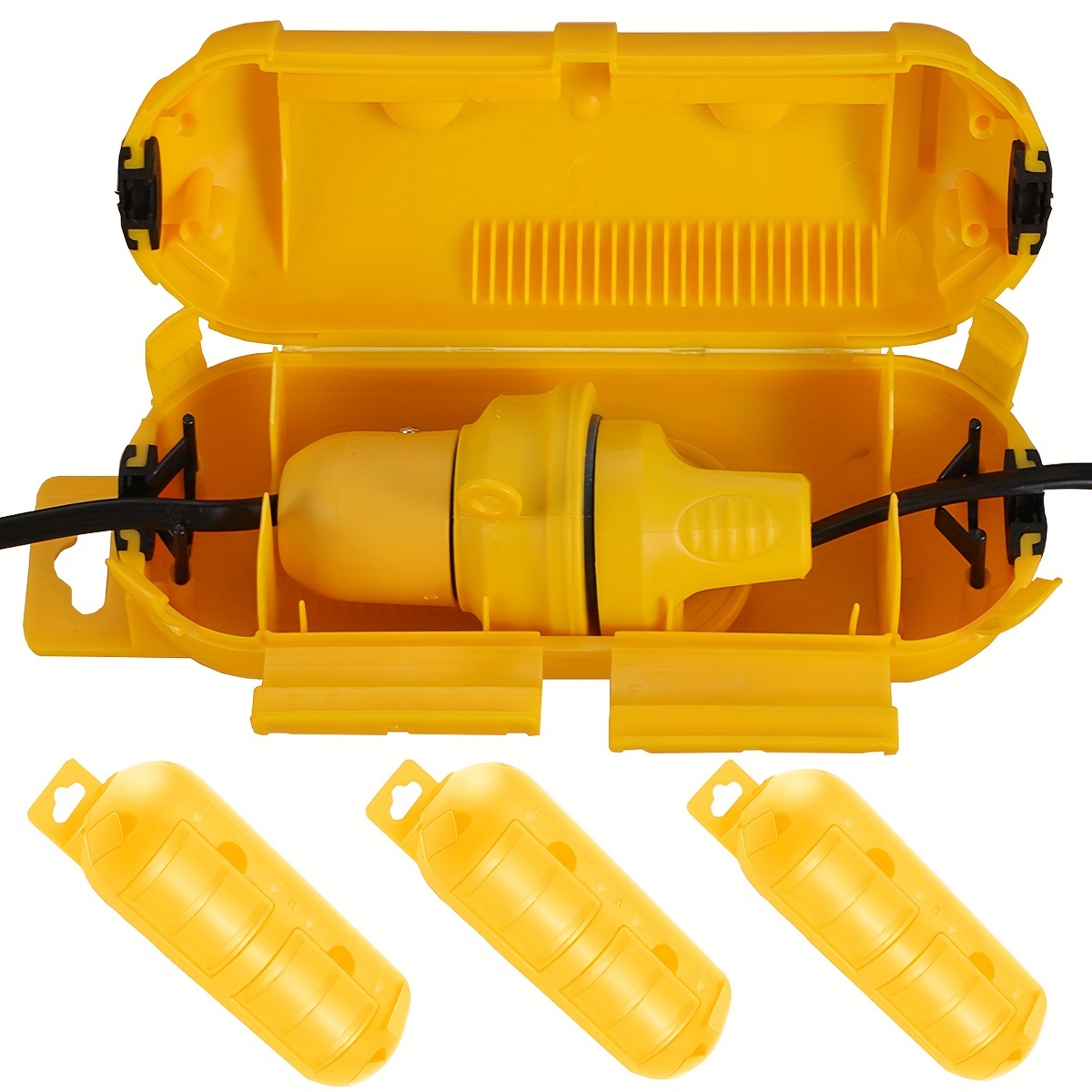 Extension Yellow Cord Safety C - Outdoor Power Socket Cover avis et prix