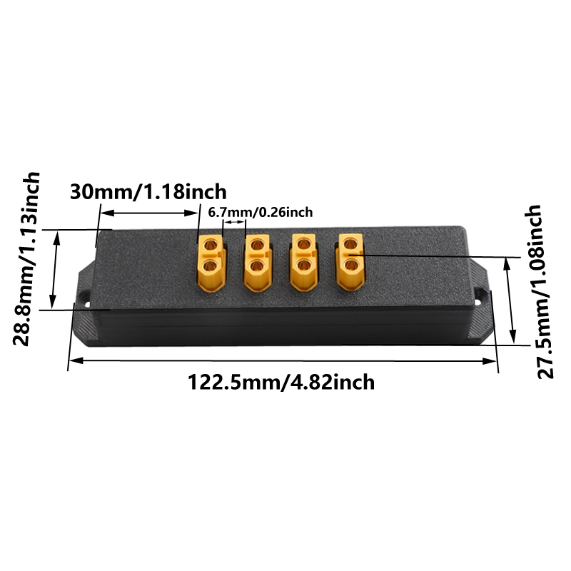 1PCS 4-Channel XT60 Power Dist - Outdoor Power Distributors avis et prix