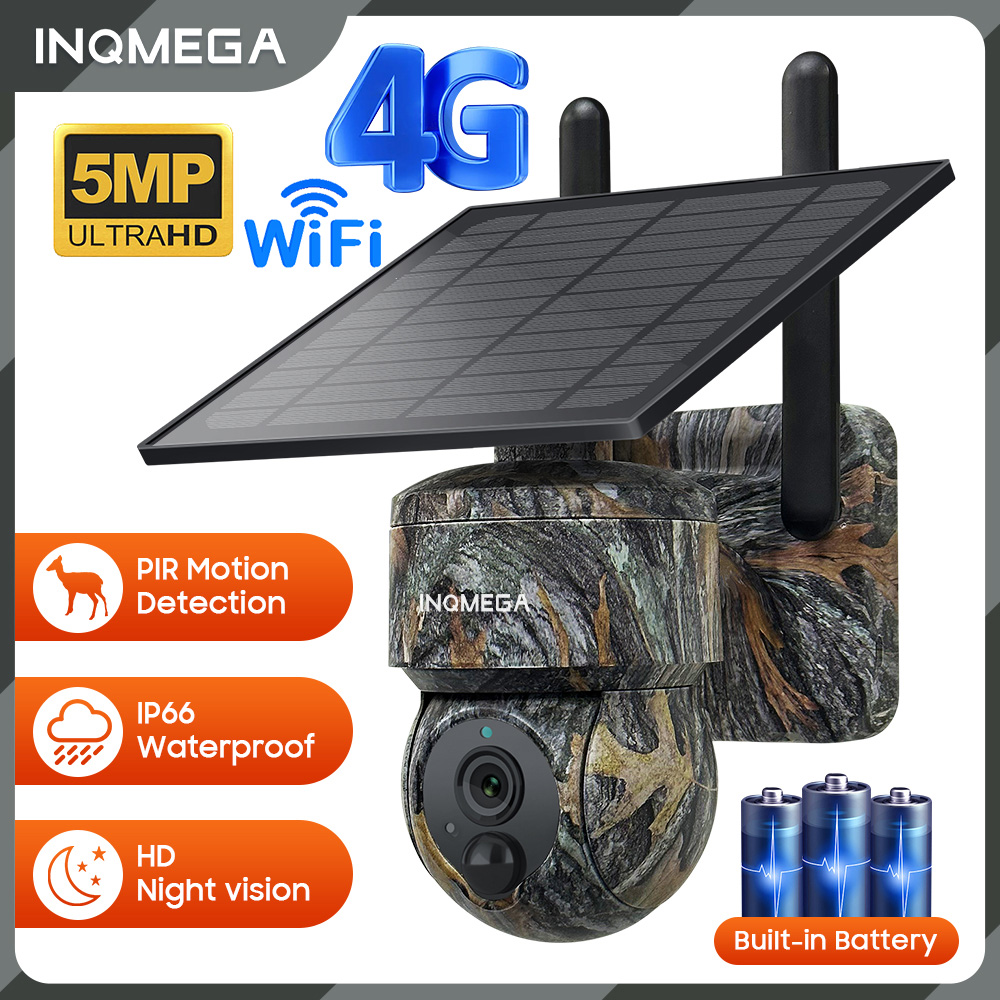 INQMEGA 5MP 4G / WIFI Solar Wi - Outdoor Power Monitor avis et prix