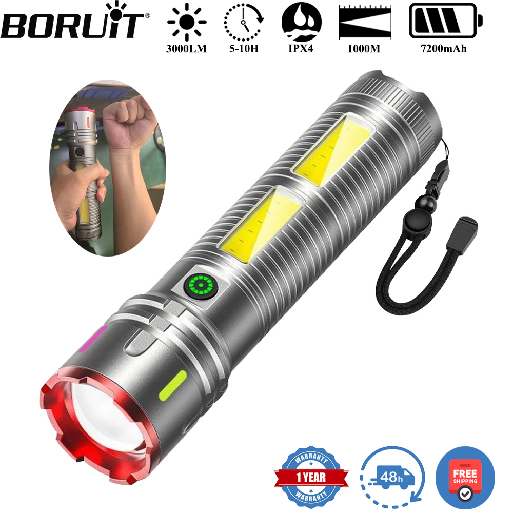 BORUiT 3000LM 1000M Long Throw - Outdoor Power Meter Bike avis et prix