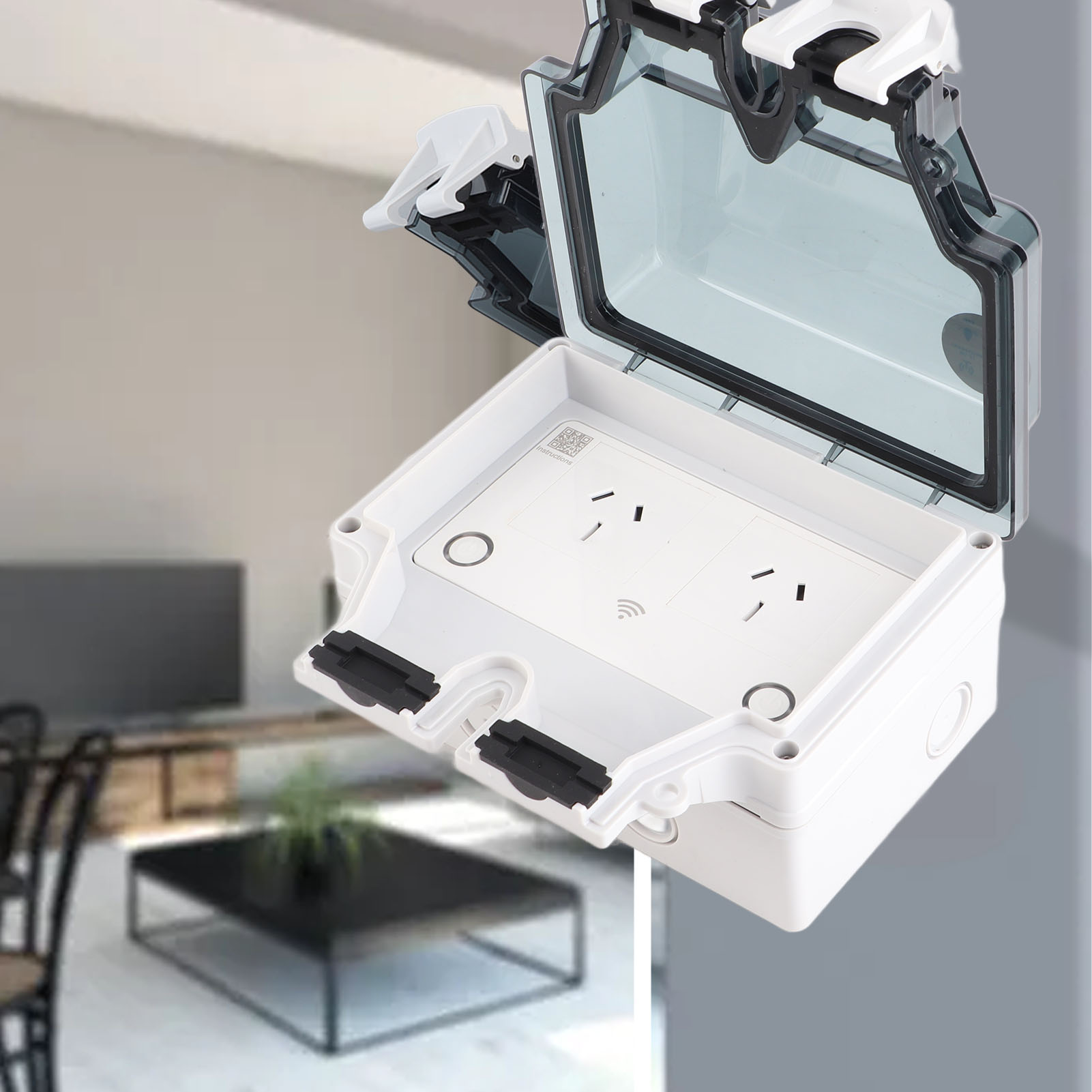 Waterproof Socket WiFi Socket  - Outdoor Power Hub avis et prix