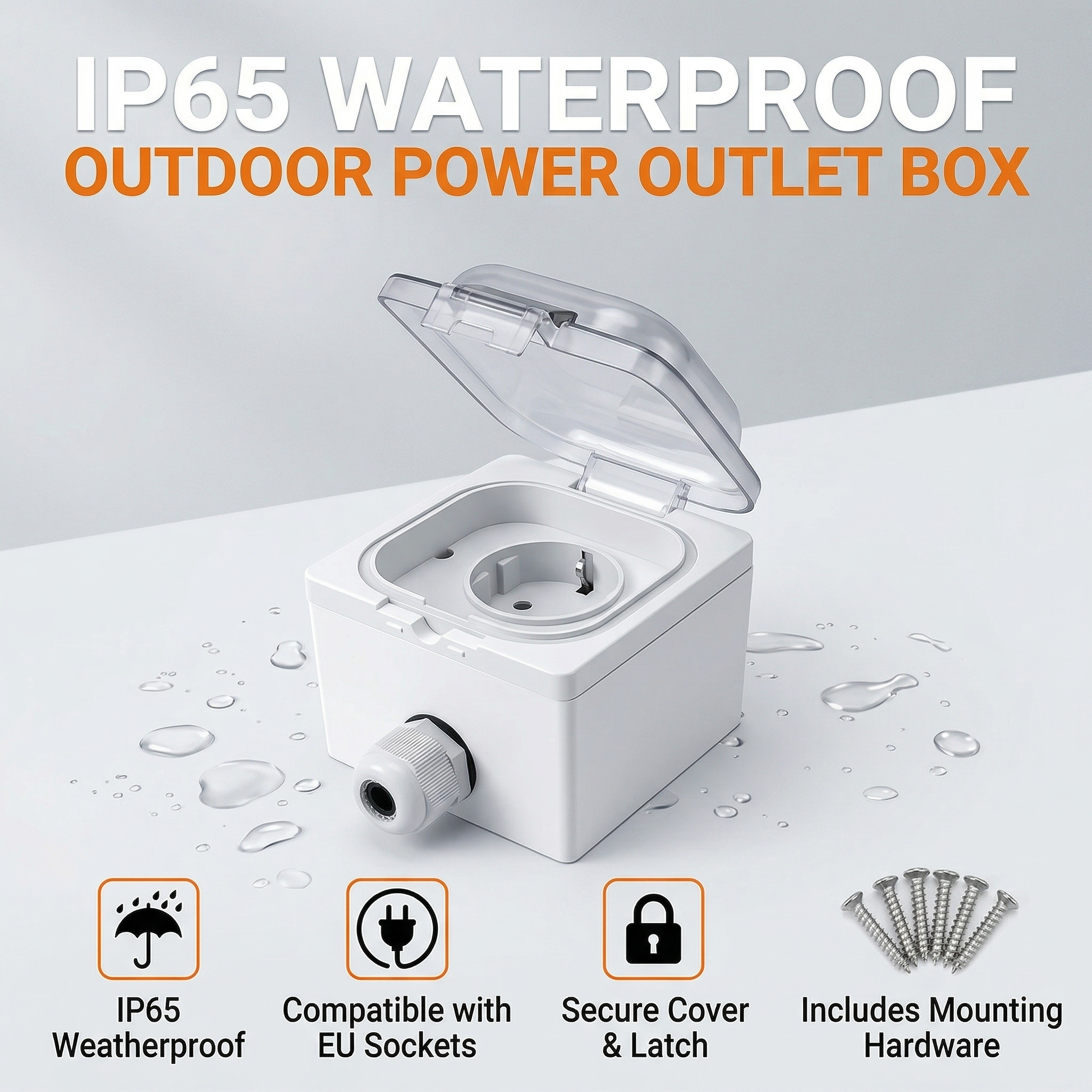 IP65 Waterproof Surface-Mount  - Outdoor Power Box avis et prix