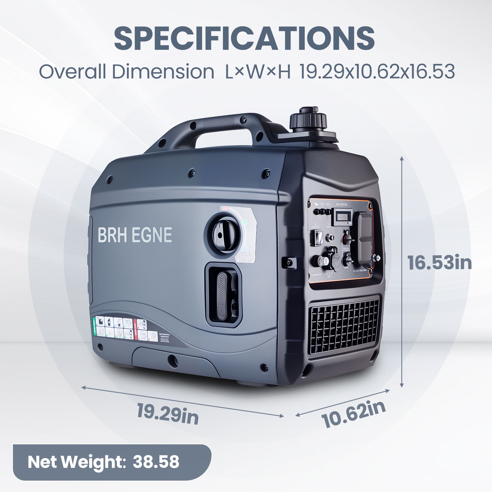 YHS 2500W 3kW Silent Type Inve - Portable Generator Inverter avis et prix