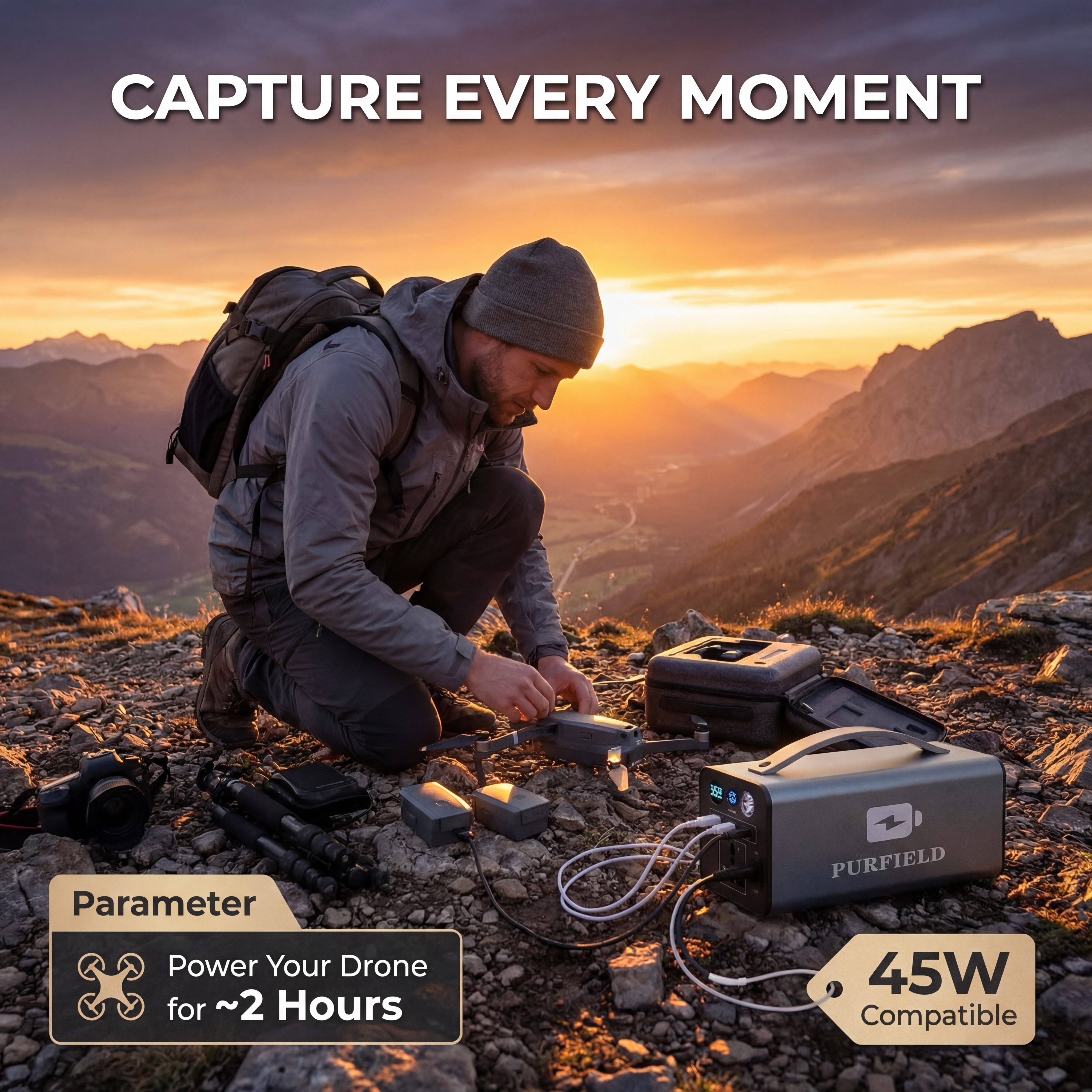 180W Outdoor Power Station 320 - Portable Generator Inverter avis et prix