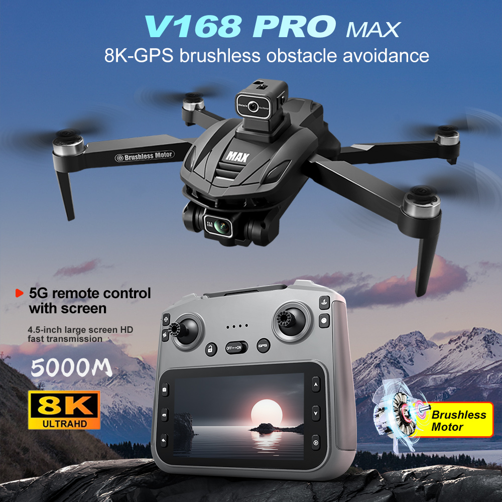 V168 PRO Max GPS Drone 8K Prof - Outdoor Power Box avis et prix