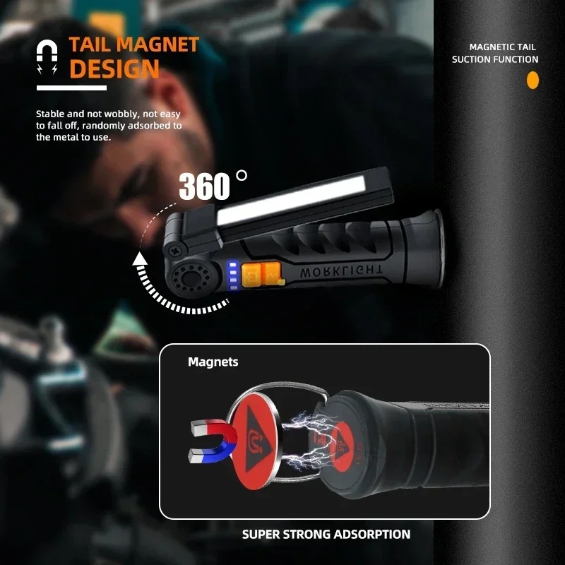 Portable COB LED Flashlight US - Outdoor Usb Power Bank avis et prix
