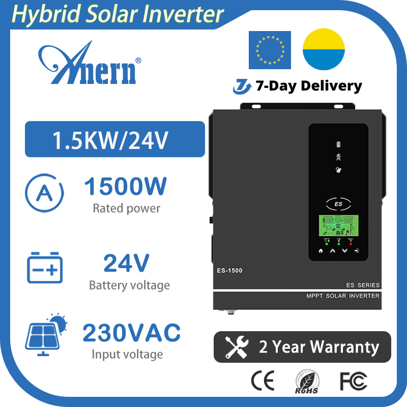 Anern 1500W 1000W Hybrid Solar - Portable Generator Inverter avis et prix