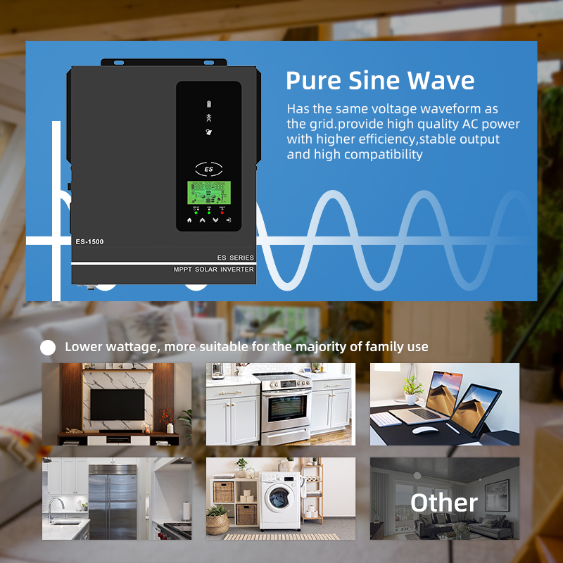 Anern 1500W 1000W Hybrid Solar - Portable Generator Inverter avis et prix