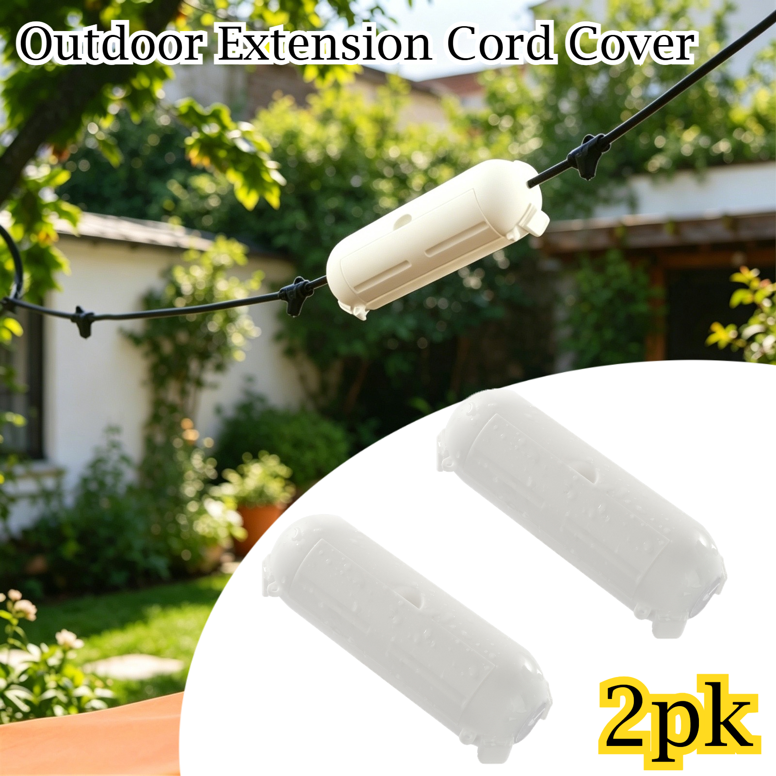 2 Pack Waterproof Outdoor Conn - Outdoor Power Hub avis et prix