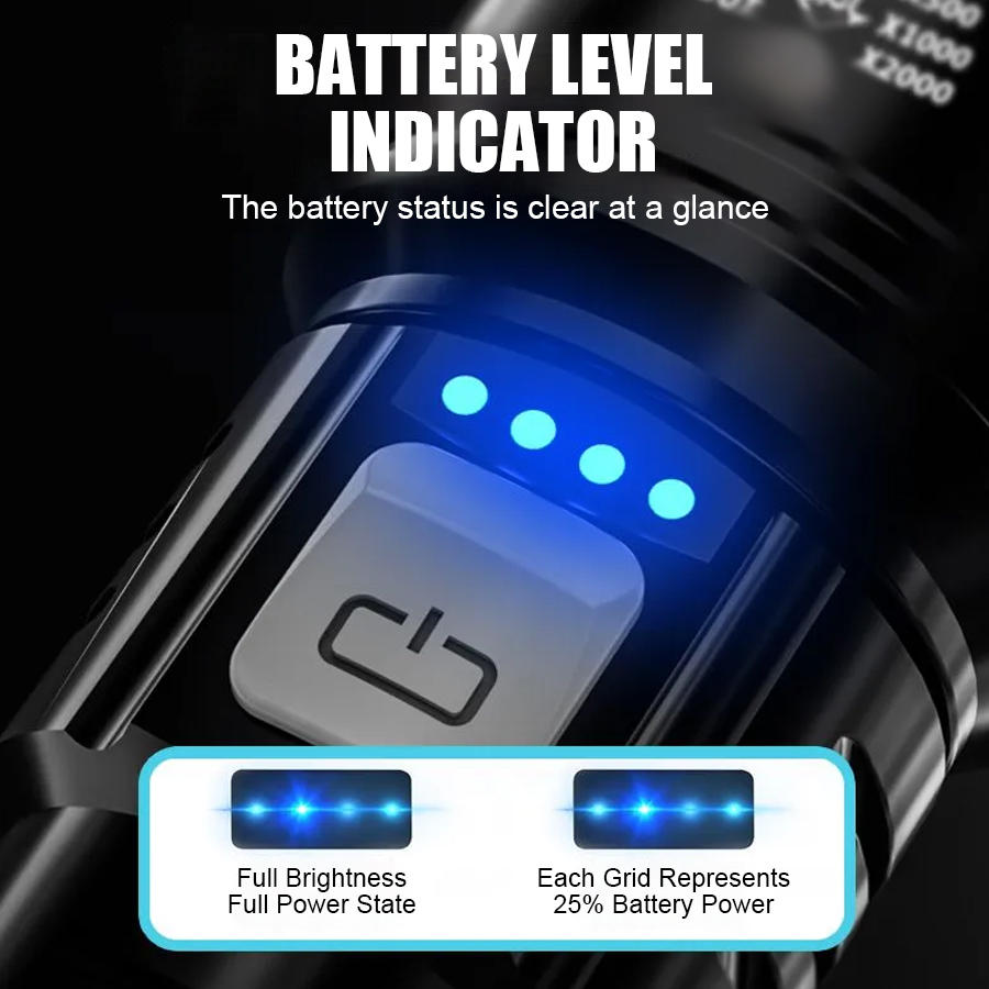 High Power P50 LED Flashlight  - Outdoor Power For Lights avis et prix