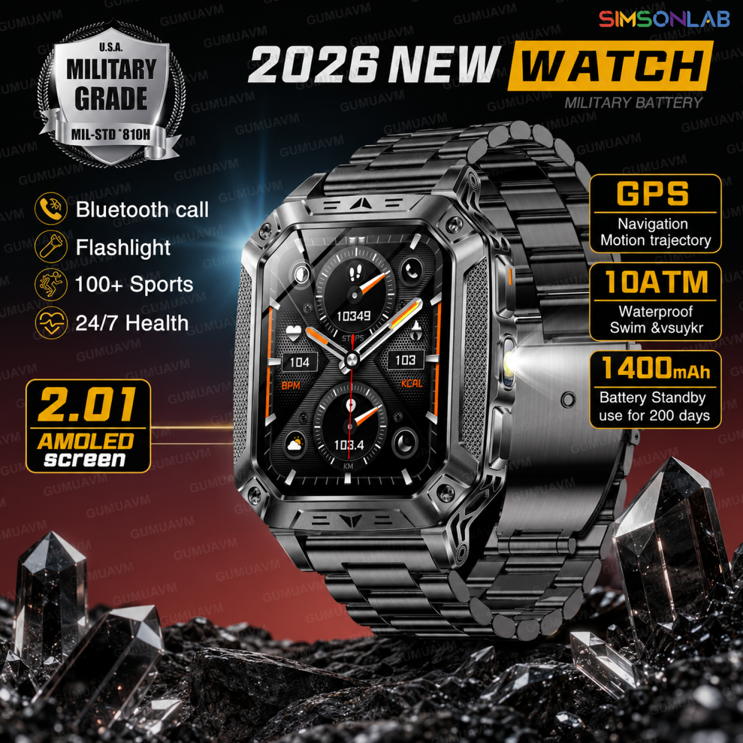 2026 New WATCH 1400mAh Militar - Outdoor Power Unlimited avis et prix