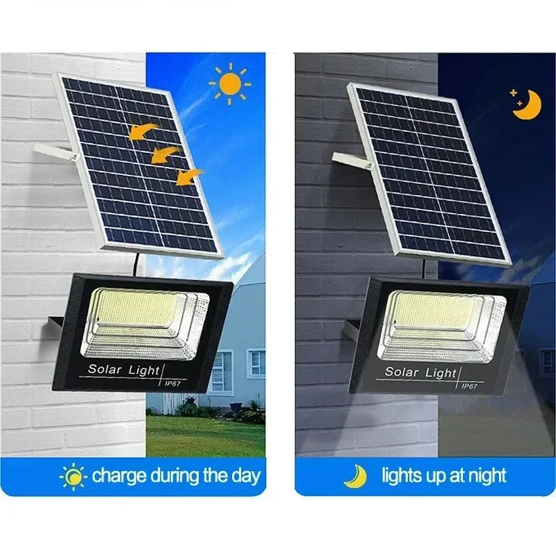 30W/60W/100W200W Solar Flood L - Outdoor Power Line avis et prix