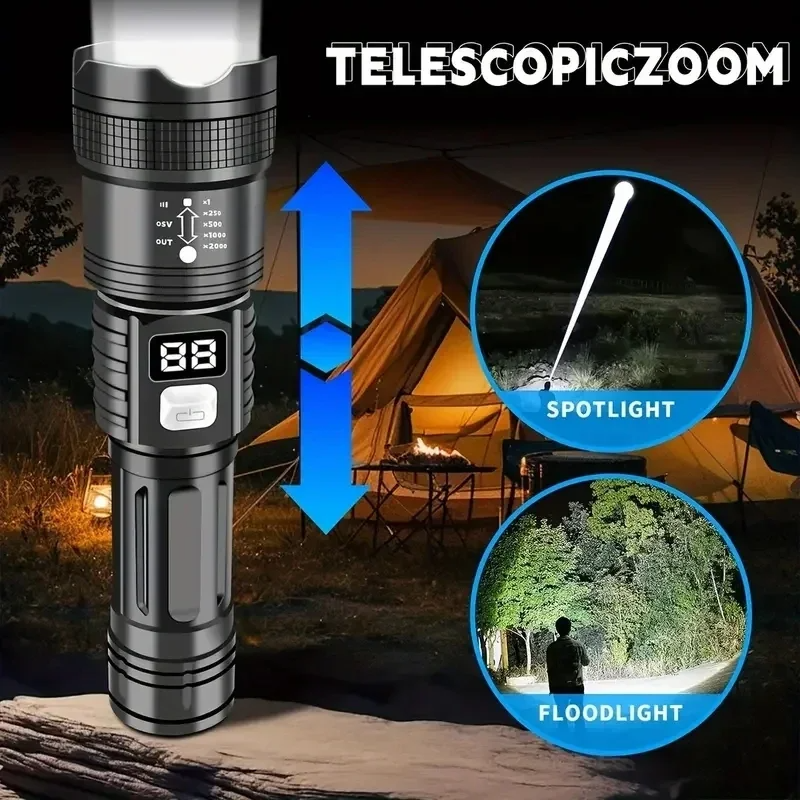 P50 High Brightness Flashlight - Outdoor Usb Power Bank avis et prix