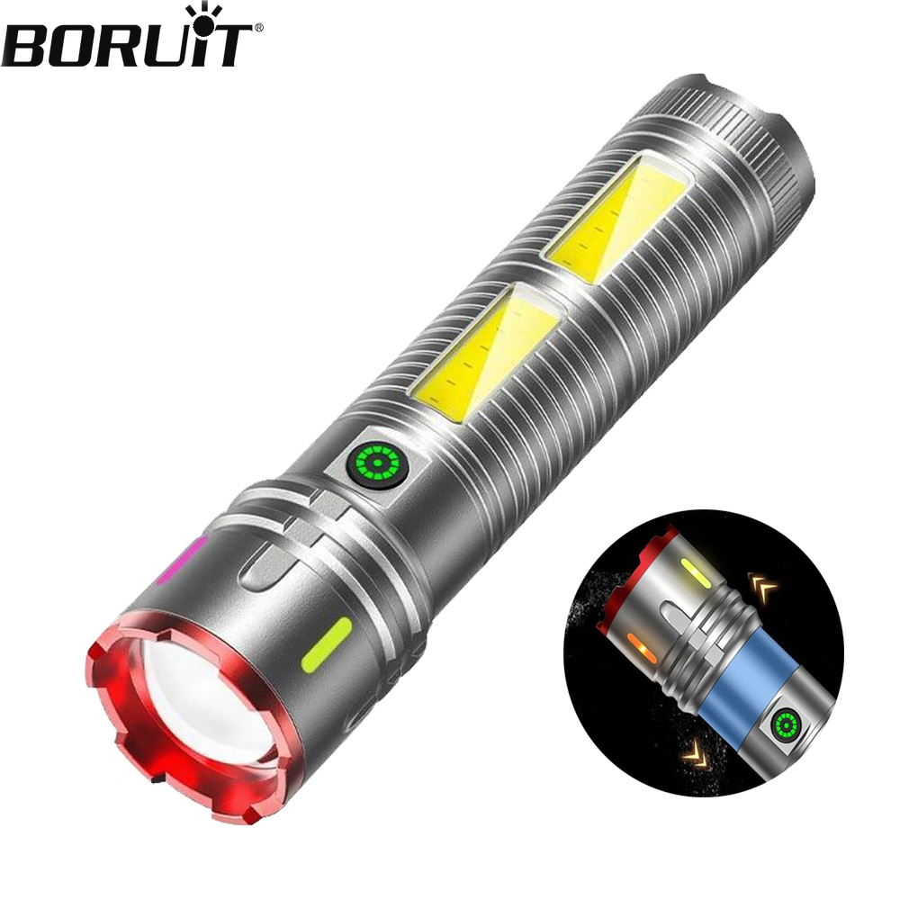 BORUiT Zoomable LED Flashlight - Outdoor Power Meter Bike avis et prix