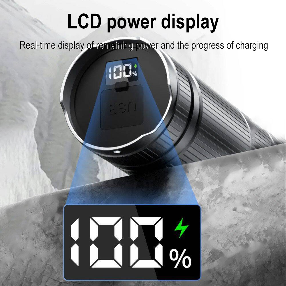 BORUiT Zoomable LED Flashlight - Outdoor Power Meter Bike avis et prix