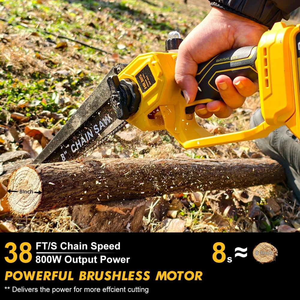 4-in-1 Cordless Pole Saw & Ele - Electric Chainsaw Battery avis et prix