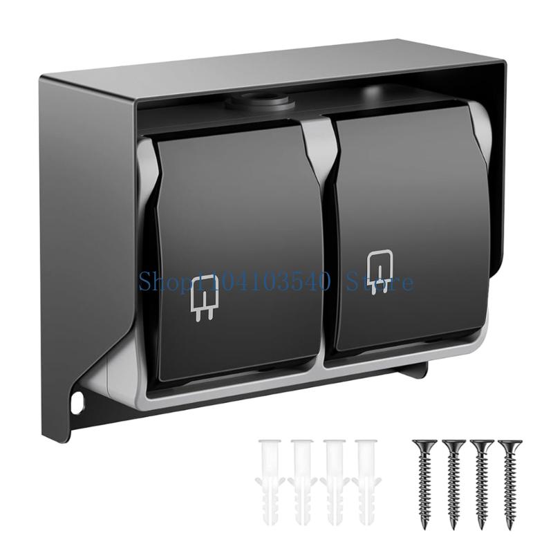 02DC 2 Gang Waterproof Outlet  - Outdoor Power Socket Cover avis et prix