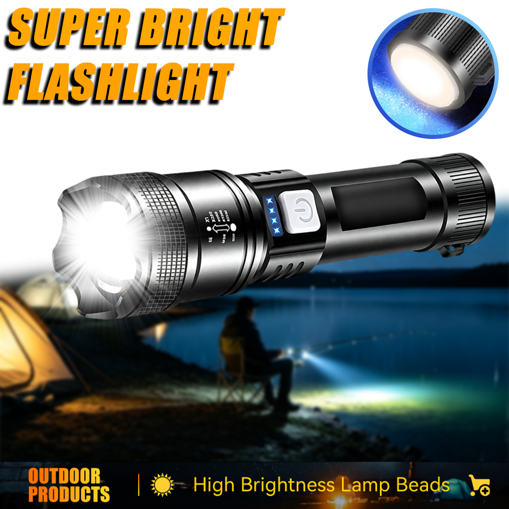 Powerful LED Flashlight USB Re - Outdoor Usb Power Bank avis et prix