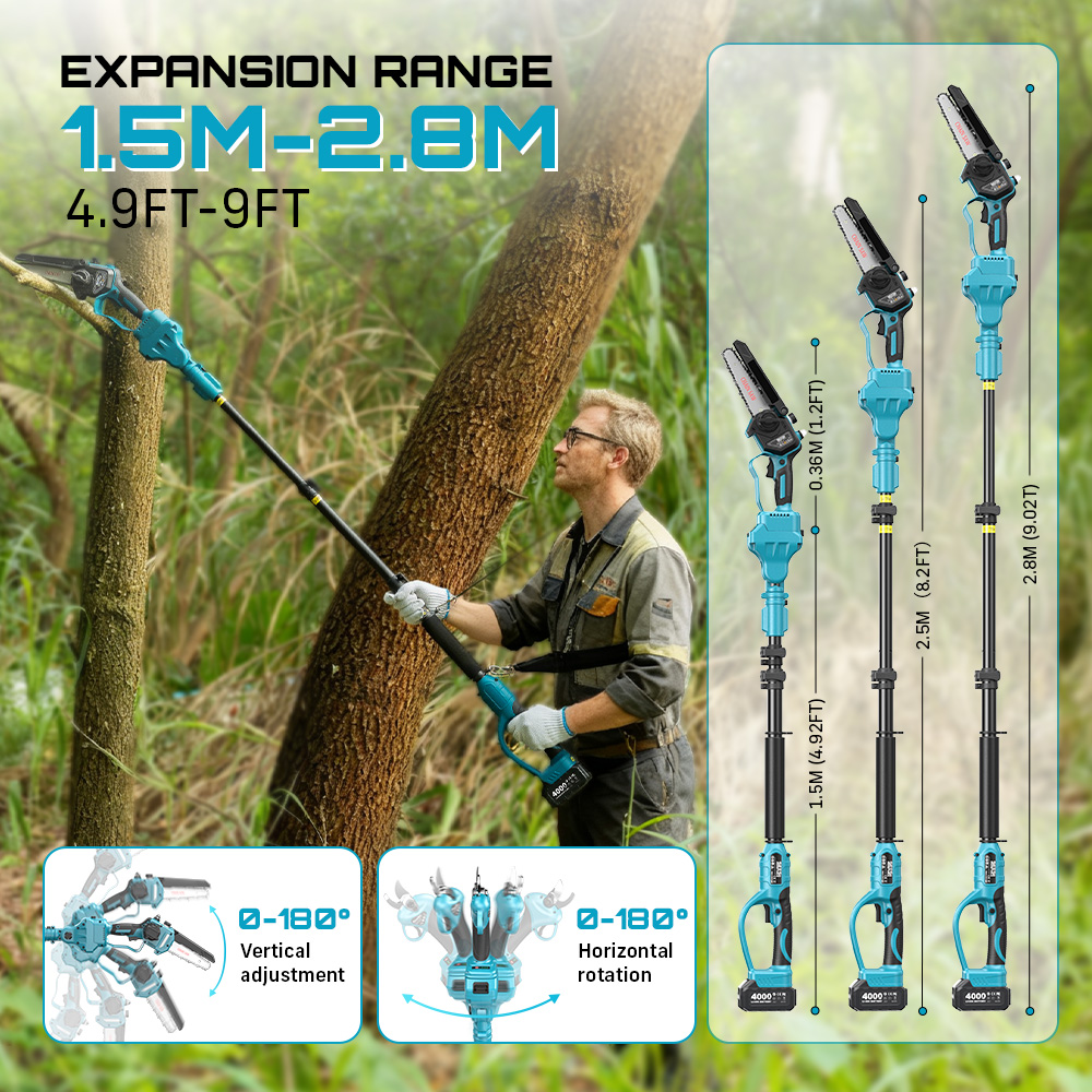 Seesii 3-in-1 Brushless Cordle - Electric Chainsaw Battery avis et prix