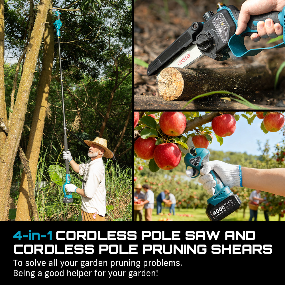 Seesii 3-in-1 Brushless Cordle - Electric Chainsaw Battery avis et prix