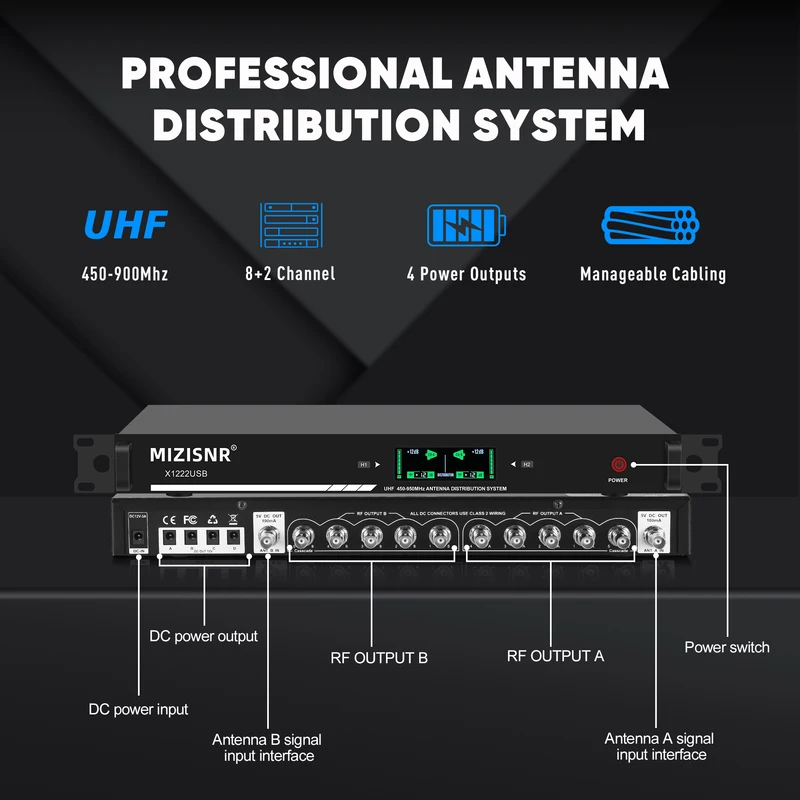 Professional Antenna Amplifier - Outdoor Power Distributors avis et prix