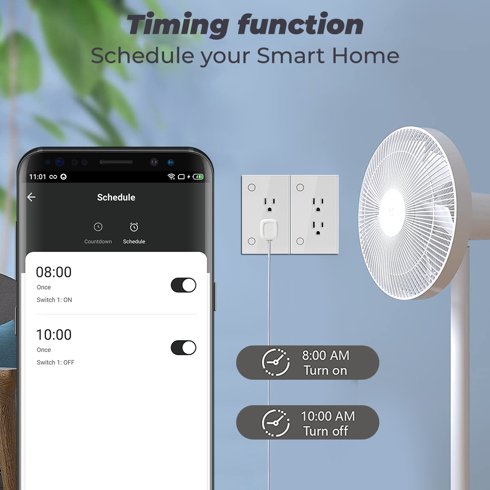 16A Tuya Wifi Socket Us Plug O - Outdoor Power Hub avis et prix