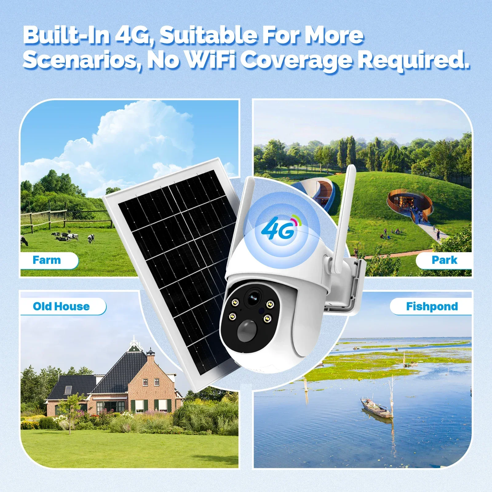 Tuya 4G 5MP Solar Surveillance - Outdoor Power Unlimited avis et prix
