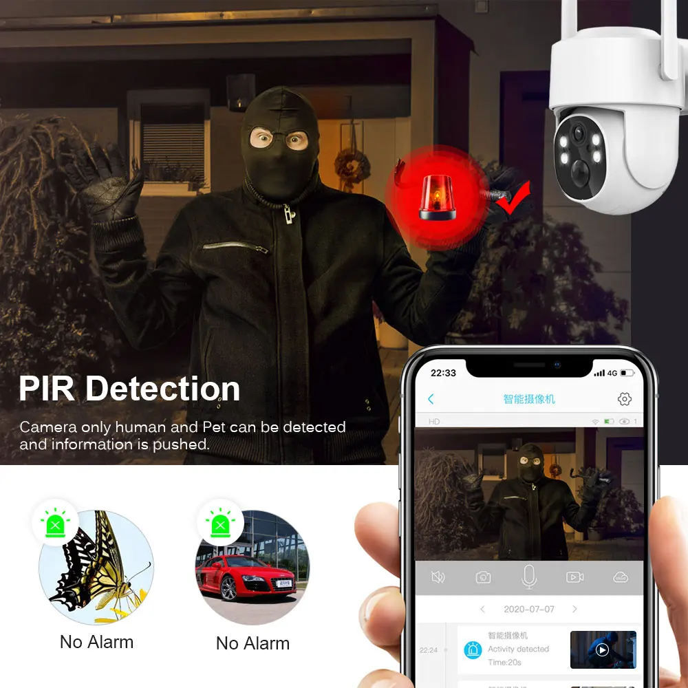Tuya 4G 5MP Solar Surveillance - Outdoor Power Unlimited avis et prix