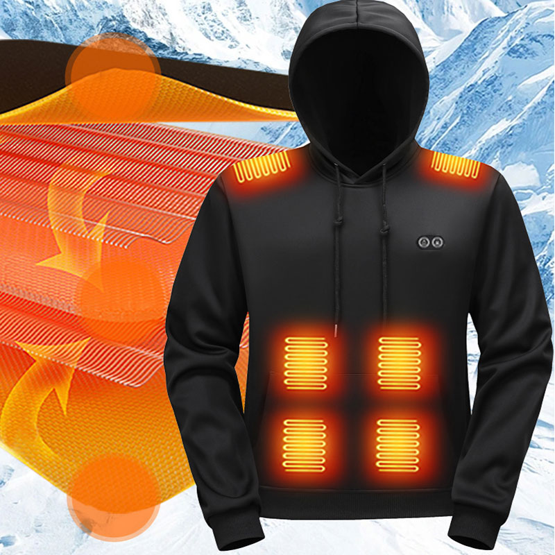 17 Zone Heating Hoodie Sweatsh - Outdoor Usb Power Bank avis et prix