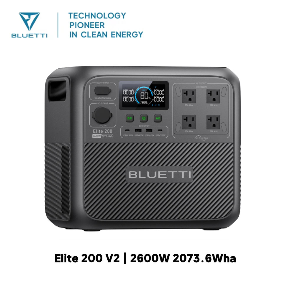 【Renew】BLUETTI Elite 200 V2 Po - Outdoor Power Bank avis et prix