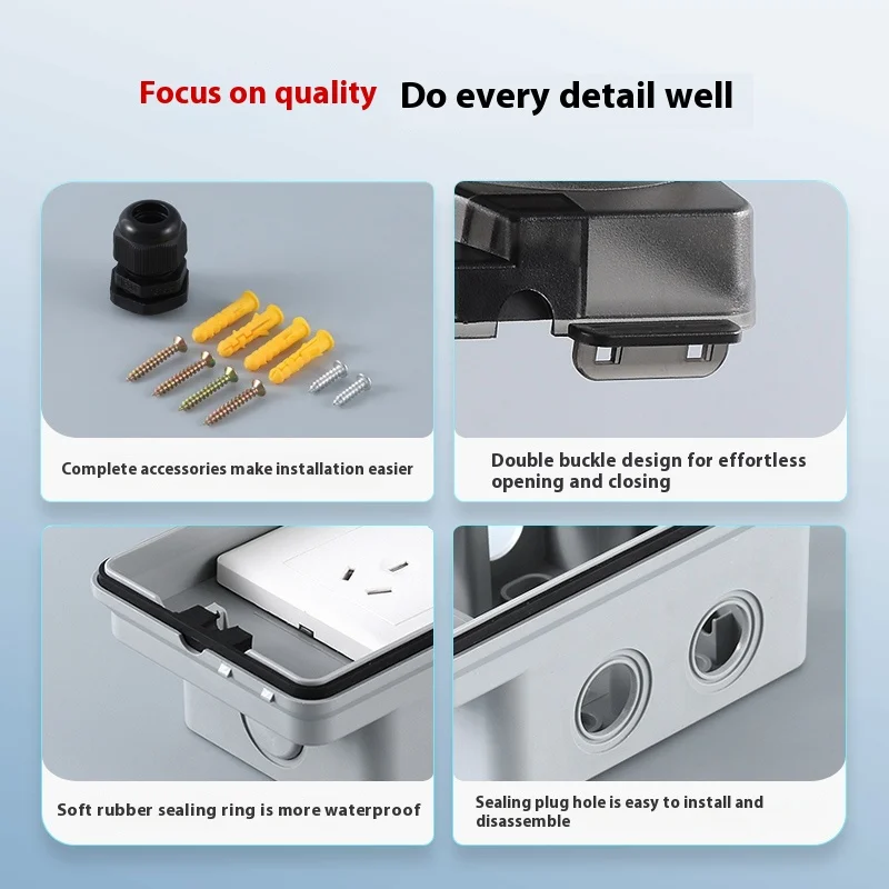 Outdoor Waterproof Socket Open - Outdoor Power Socket Cover avis et prix