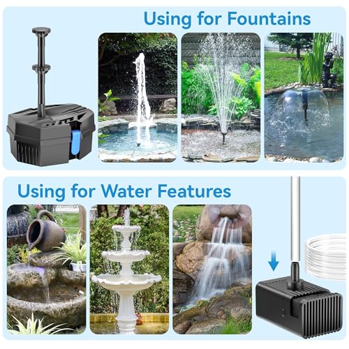 8W Solar Fountain Pump With 30 - Outdoor Power Bank avis et prix
