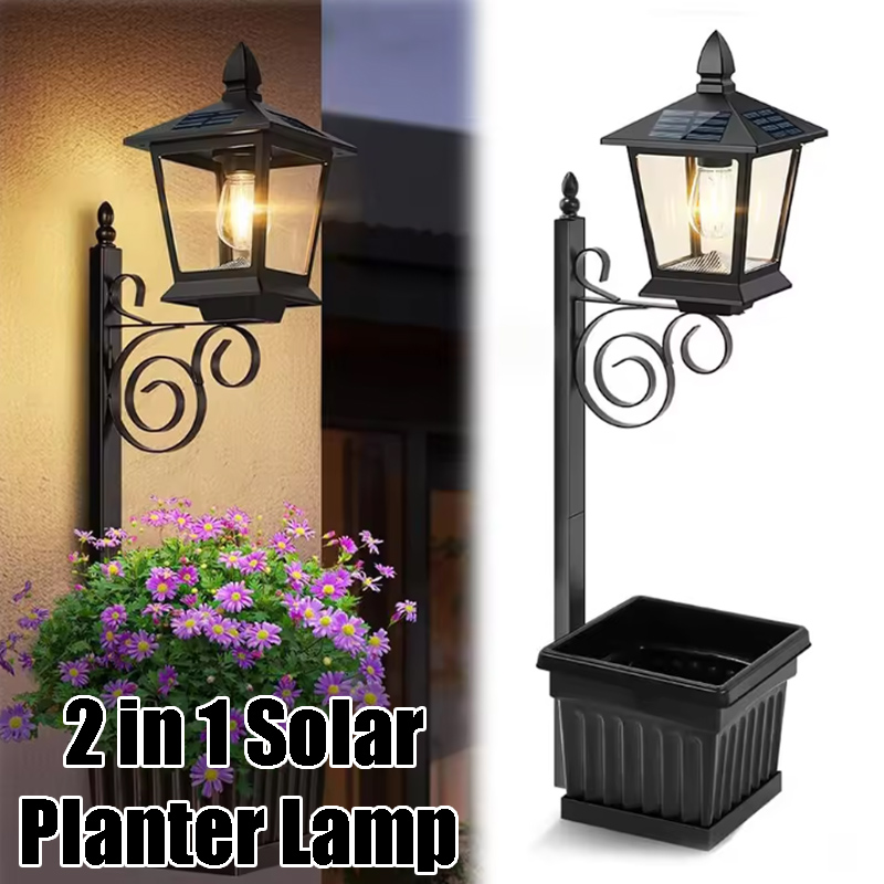 Solar Powered 2-in-1 Flower Po - Outdoor Power For Lights avis et prix