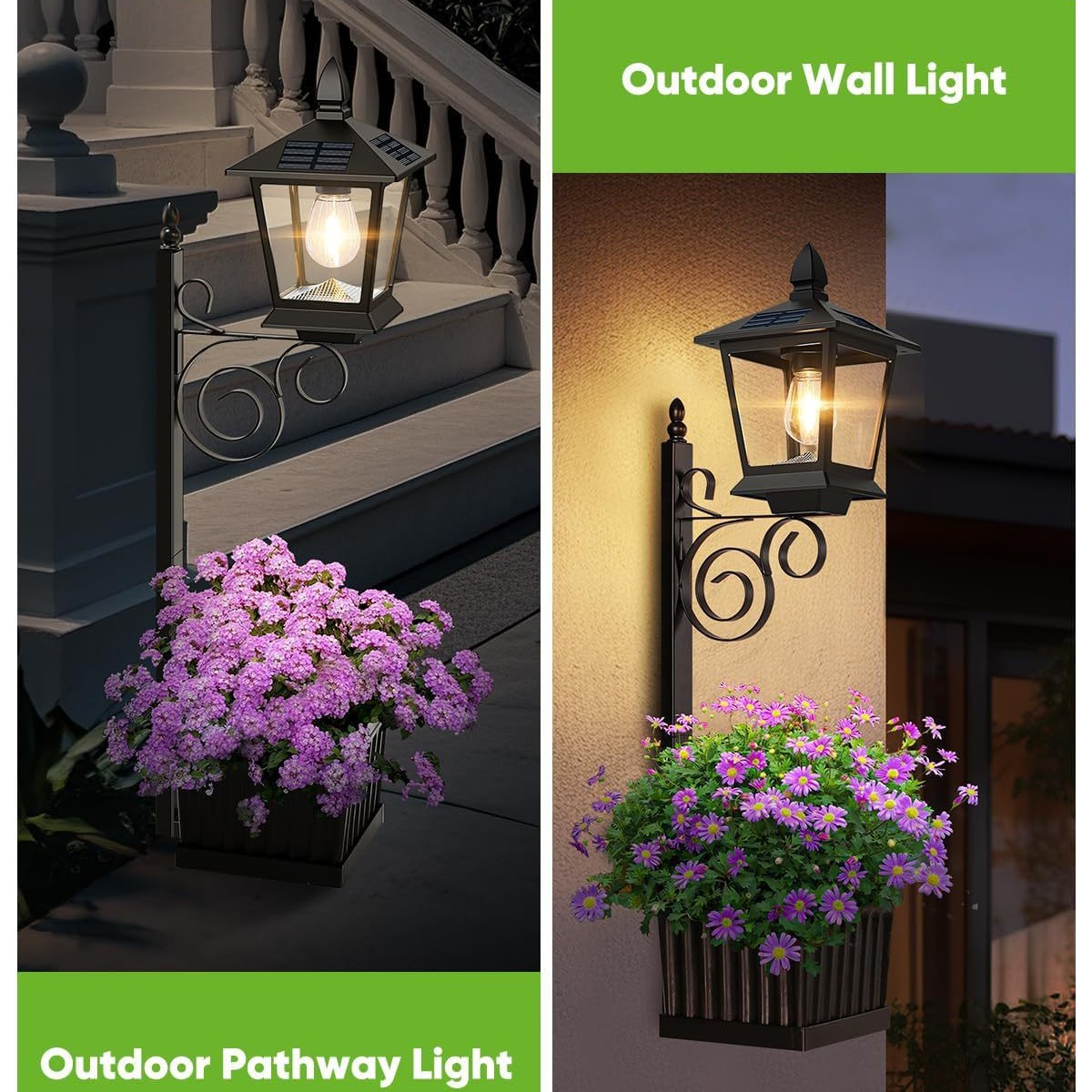 Solar Powered 2-in-1 Flower Po - Outdoor Power For Lights avis et prix