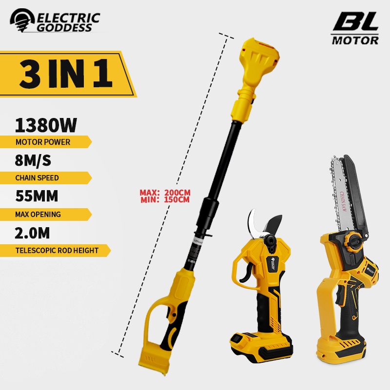 Brushless 6 Inch Electric Chai - Electric Chainsaw Battery avis et prix
