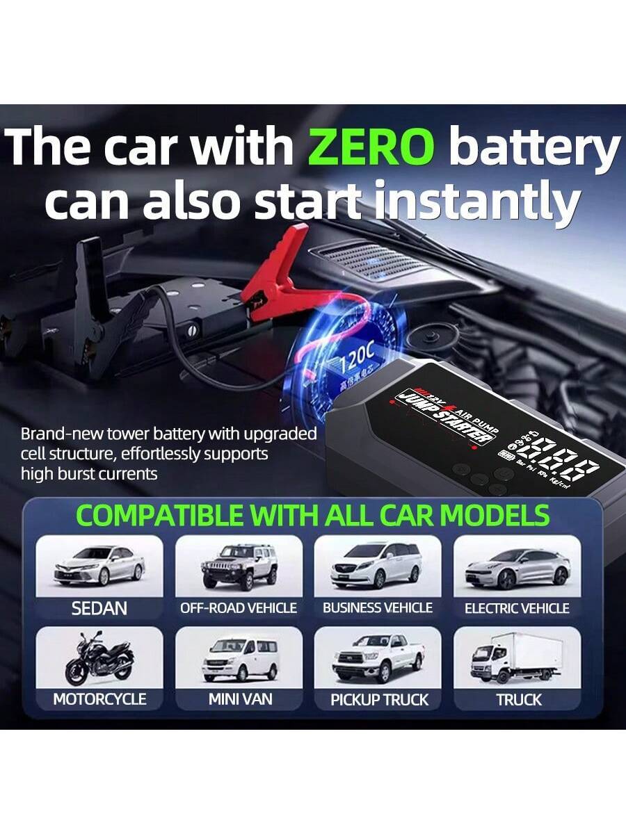 12V 8000A Portable Smart Jump  - Outdoor Power Bank avis et prix