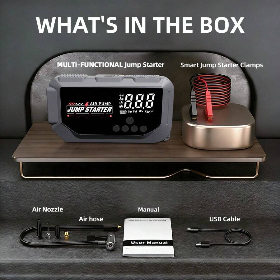 12V 8000A Portable Smart Jump  - Outdoor Power Bank avis et prix