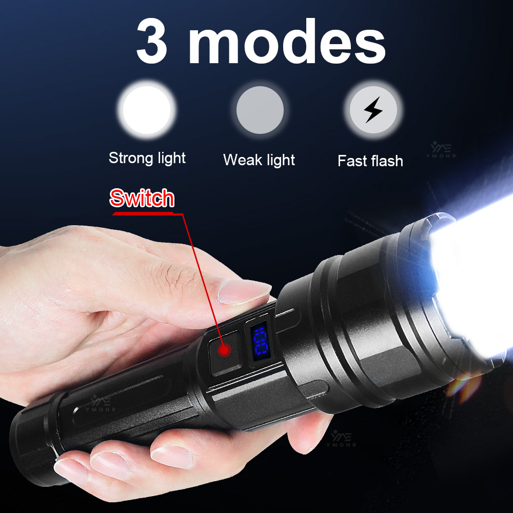 White Laser High Power Flashli - Outdoor Power Bank avis et prix